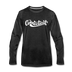 Connecticut Long Sleeve T-Shirt - Hand Lettered Unisex Connecticut Long Sleeve Shirt - charcoal gray