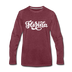 Florida Long Sleeve T-Shirt - Hand Lettered Unisex Florida Long Sleeve Shirt - heather burgundy