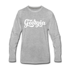 Georgia Long Sleeve T-Shirt - Hand Lettered Unisex Georgia Long Sleeve Shirt