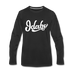 Idaho Long Sleeve T-Shirt - Hand Lettered Unisex Idaho Long Sleeve Shirt - black