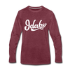 Idaho Long Sleeve T-Shirt - Hand Lettered Unisex Idaho Long Sleeve Shirt