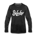 Idaho Long Sleeve T-Shirt - Hand Lettered Unisex Idaho Long Sleeve Shirt - charcoal gray