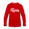 Kansas Long Sleeve T-Shirt - Hand Lettered Unisex Kansas Long Sleeve Shirt