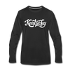 Kentucky Long Sleeve T-Shirt - Hand Lettered Unisex Kentucky Long Sleeve Shirt - black