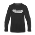 Missouri Long Sleeve T-Shirt - Hand Lettered Unisex Missouri Long Sleeve Shirt - black