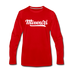 Missouri Long Sleeve T-Shirt - Hand Lettered Unisex Missouri Long Sleeve Shirt - red