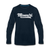 Missouri Long Sleeve T-Shirt - Hand Lettered Unisex Missouri Long Sleeve Shirt - deep navy