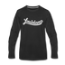 Louisiana Long Sleeve T-Shirt - Hand Lettered Unisex Louisiana Long Sleeve Shirt - black
