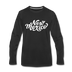 New Mexico Long Sleeve T-Shirt - Hand Lettered Unisex New Mexico Long Sleeve Shirt - black