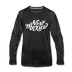 New Mexico Long Sleeve T-Shirt - Hand Lettered Unisex New Mexico Long Sleeve Shirt - charcoal gray