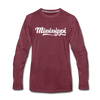 Mississippi Long Sleeve T-Shirt - Hand Lettered Unisex Mississippi Long Sleeve Shirt