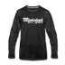 Mississippi Long Sleeve T-Shirt - Hand Lettered Unisex Mississippi Long Sleeve Shirt - charcoal gray