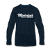 Mississippi Long Sleeve T-Shirt - Hand Lettered Unisex Mississippi Long Sleeve Shirt - deep navy