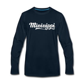 Mississippi Long Sleeve T-Shirt - Hand Lettered Unisex Mississippi Long Sleeve Shirt