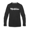 Montana Long Sleeve T-Shirt - Hand Lettered Unisex Montana Long Sleeve Shirt - black