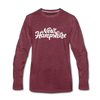 New Hampshire Long Sleeve T-Shirt - Hand Lettered Unisex New Hampshire Long Sleeve Shirt