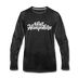New Hampshire Long Sleeve T-Shirt - Hand Lettered Unisex New Hampshire Long Sleeve Shirt - charcoal gray