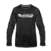 Massachusetts Long Sleeve T-Shirt - Hand Lettered Unisex Massachusetts Long Sleeve Shirt - charcoal gray