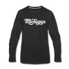 Michigan Long Sleeve T-Shirt - Hand Lettered Unisex Michigan Long Sleeve Shirt