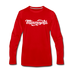 Minnesota Long Sleeve T-Shirt - Hand Lettered Unisex Minnesota Long Sleeve Shirt - red