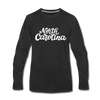 North Carolina Long Sleeve T-Shirt - Hand Lettered Unisex North Carolina Long Sleeve Shirt - black