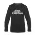 North Carolina Long Sleeve T-Shirt - Hand Lettered Unisex North Carolina Long Sleeve Shirt - black