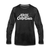 North Carolina Long Sleeve T-Shirt - Hand Lettered Unisex North Carolina Long Sleeve Shirt - charcoal gray