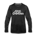 North Carolina Long Sleeve T-Shirt - Hand Lettered Unisex North Carolina Long Sleeve Shirt - charcoal gray
