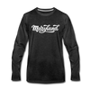 Maryland Long Sleeve T-Shirt - Hand Lettered Unisex Maryland Long Sleeve Shirt - charcoal gray