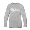 Oklahoma Long Sleeve T-Shirt - Hand Lettered Unisex Oklahoma Long Sleeve Shirt - heather gray