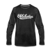 Oklahoma Long Sleeve T-Shirt - Hand Lettered Unisex Oklahoma Long Sleeve Shirt - charcoal gray