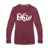 Ohio Long Sleeve T-Shirt - Hand Lettered Unisex Ohio Long Sleeve Shirt