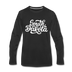 South Dakota Long Sleeve T-Shirt - Hand Lettered Unisex South Dakota Long Sleeve Shirt - black