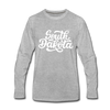 South Dakota Long Sleeve T-Shirt - Hand Lettered Unisex South Dakota Long Sleeve Shirt - heather gray