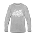 South Dakota Long Sleeve T-Shirt - Hand Lettered Unisex South Dakota Long Sleeve Shirt - heather gray