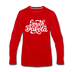 South Dakota Long Sleeve T-Shirt - Hand Lettered Unisex South Dakota Long Sleeve Shirt - red