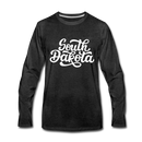 South Dakota Long Sleeve T-Shirt - Hand Lettered Unisex South Dakota Long Sleeve Shirt - charcoal gray