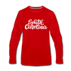 South Carolina Long Sleeve T-Shirt - Hand Lettered Unisex South Carolina Long Sleeve Shirt - red