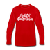 South Carolina Long Sleeve T-Shirt - Hand Lettered Unisex South Carolina Long Sleeve Shirt - red