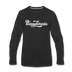 Pennsylvania Long Sleeve T-Shirt - Hand Lettered Unisex Pennsylvania Long Sleeve Shirt - black