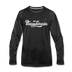Pennsylvania Long Sleeve T-Shirt - Hand Lettered Unisex Pennsylvania Long Sleeve Shirt - charcoal gray