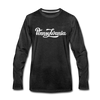 Pennsylvania Long Sleeve T-Shirt - Hand Lettered Unisex Pennsylvania Long Sleeve Shirt - charcoal gray