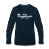 Pennsylvania Long Sleeve T-Shirt - Hand Lettered Unisex Pennsylvania Long Sleeve Shirt