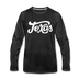 Texas Long Sleeve T-Shirt - Hand Lettered Unisex Texas Long Sleeve Shirt - charcoal gray