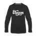 Oregon Long Sleeve T-Shirt - Hand Lettered Unisex Oregon Long Sleeve Shirt - black