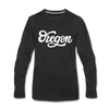 Oregon Long Sleeve T-Shirt - Hand Lettered Unisex Oregon Long Sleeve Shirt