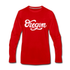 Oregon Long Sleeve T-Shirt - Hand Lettered Unisex Oregon Long Sleeve Shirt