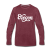 Oregon Long Sleeve T-Shirt - Hand Lettered Unisex Oregon Long Sleeve Shirt