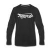 Tennessee Long Sleeve T-Shirt - Hand Lettered Unisex Tennessee Long Sleeve Shirt - black