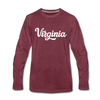Virginia Long Sleeve T-Shirt - Hand Lettered Unisex Virginia Long Sleeve Shirt